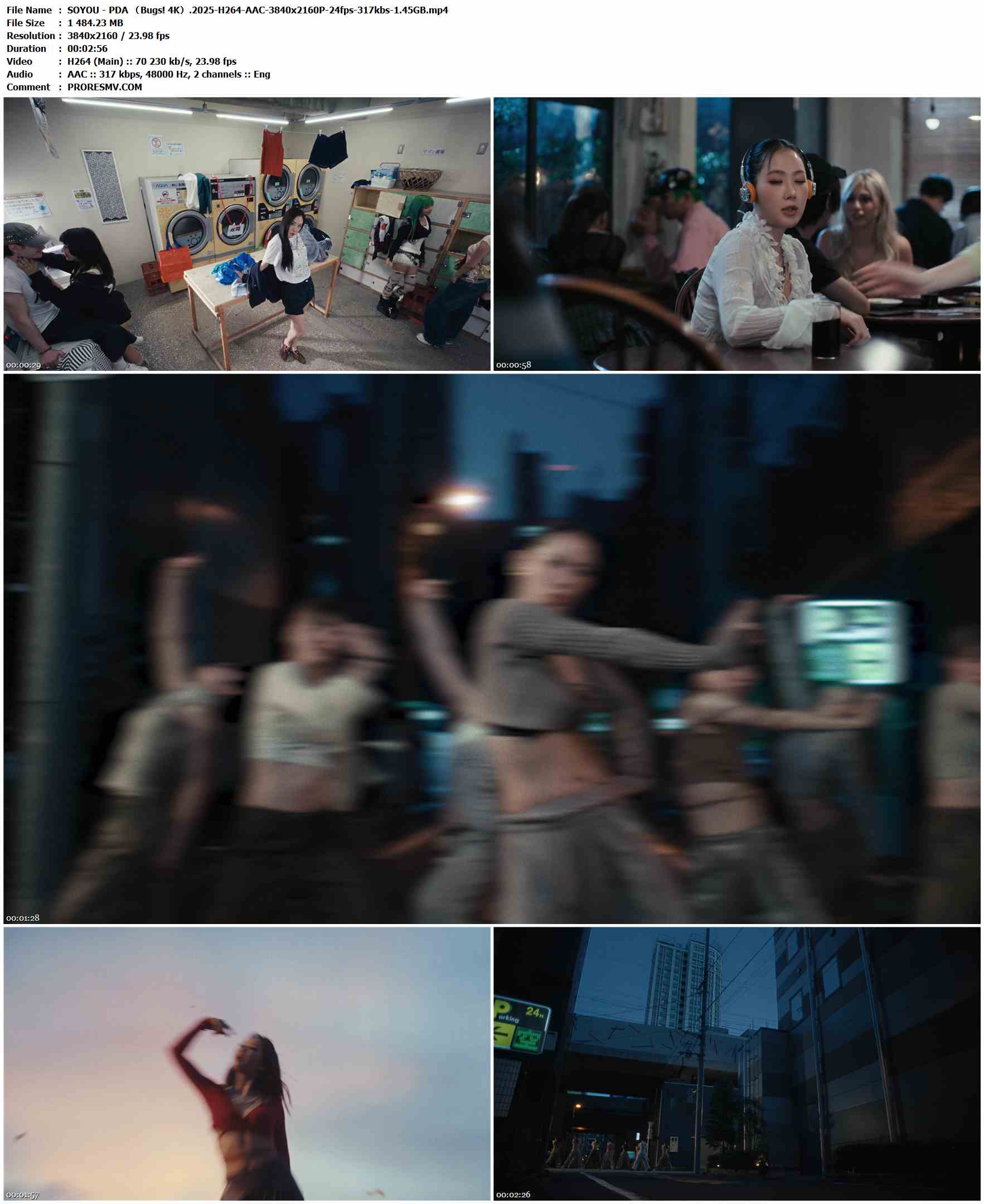 SOYOU - PDA （Bugs! 4K）.2025-H264-AAC-3840x2160P-24fps-317kbs-1.45GB官方MV_高清MV